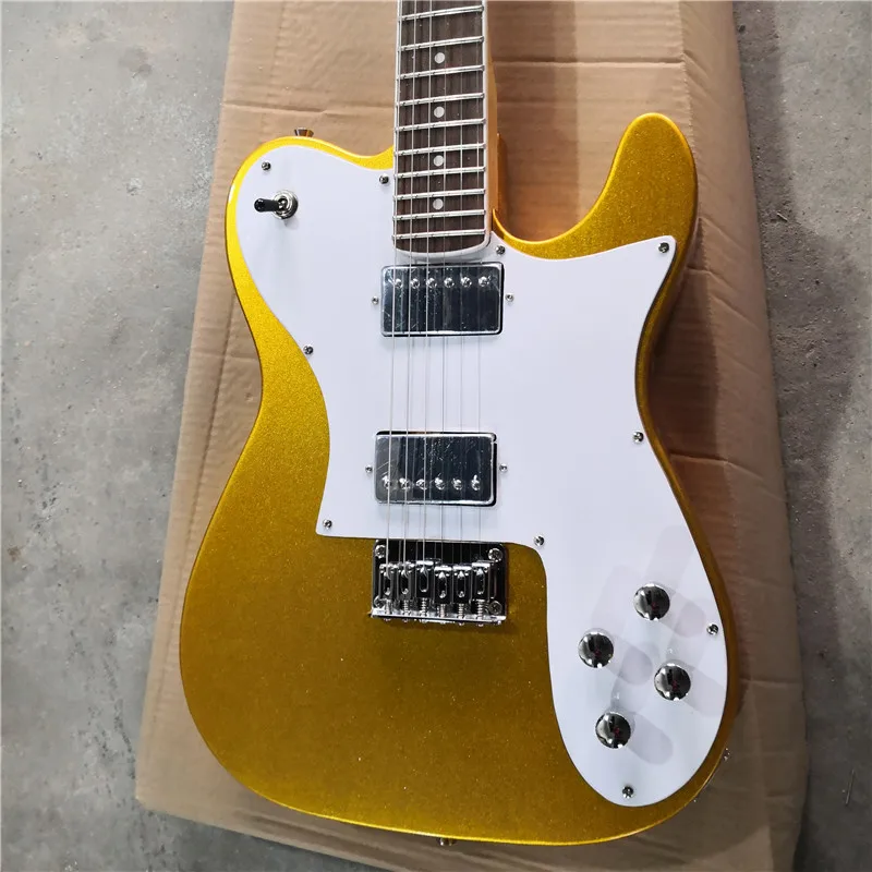 Classic Production Flash Metal Paint Electric Guitar, Can Be Customized Color, 6 String