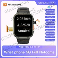 Microwear S10 Ultra Ai3 Smartwatch Android 5G LTE Smart Watch With Rotary Camera NFC Compass Face recognition Global Call