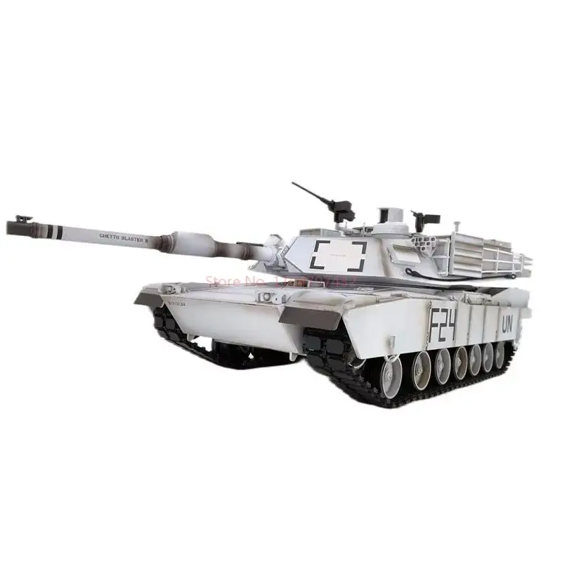 Heng Long 1/16 TK7.0 Anpassen 3918 USA M1A2 Abrams RC Panzer 360 °   Turret Barrel Recoil BB Shooting TH17803-SMT5 Kinderspielzeug