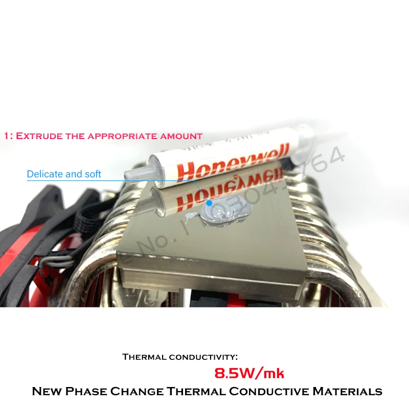 Honeywell PTM7950SP Thermal Grease Silicone Paste Needle Cylinder Pack, Phase Change For GPU CPU Notebook Cooling, 2g/Pack