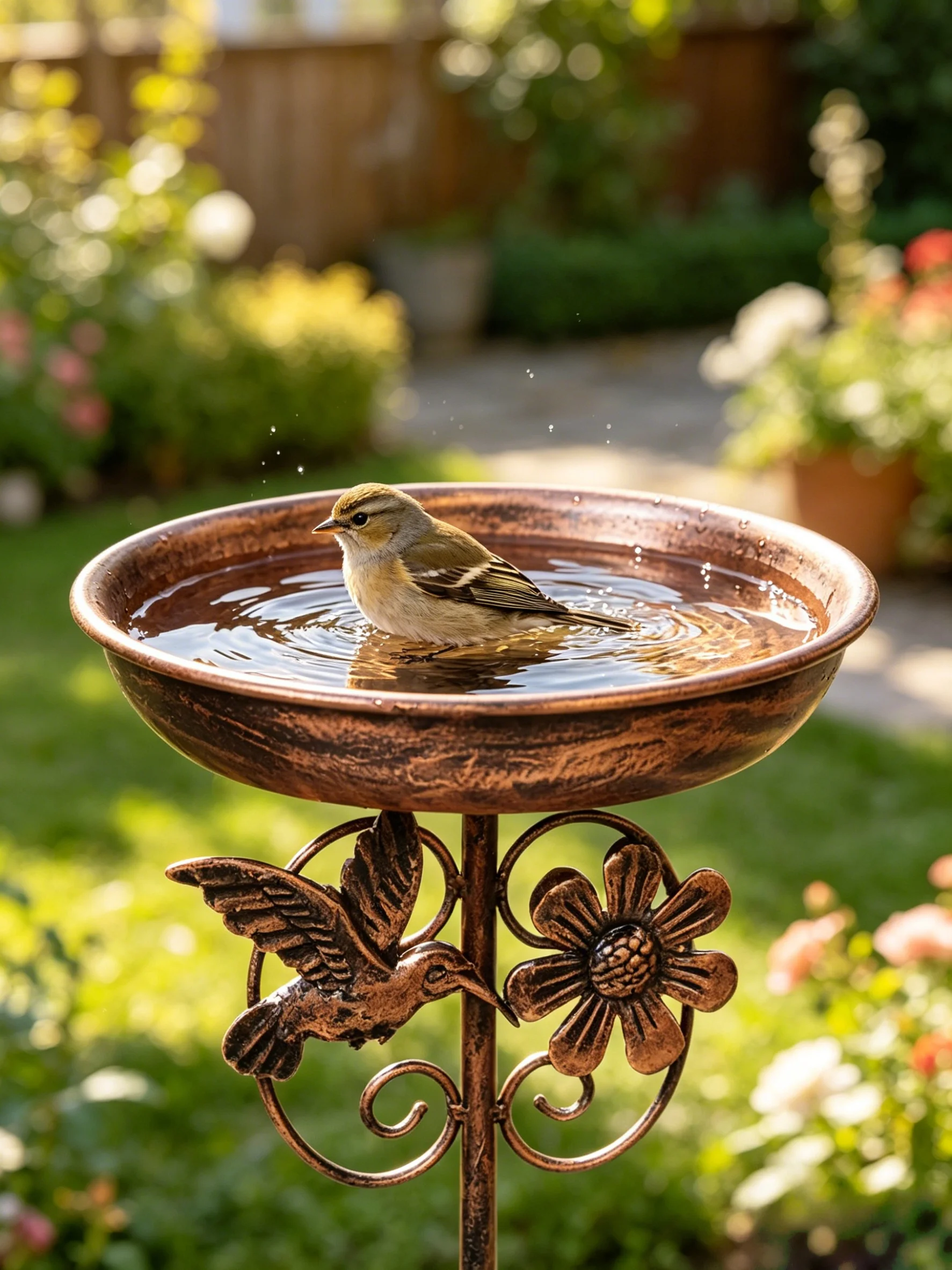 Vintage bakır rengi, beş ayakl - Wedding Fountain incelemesi ve fiyatı
