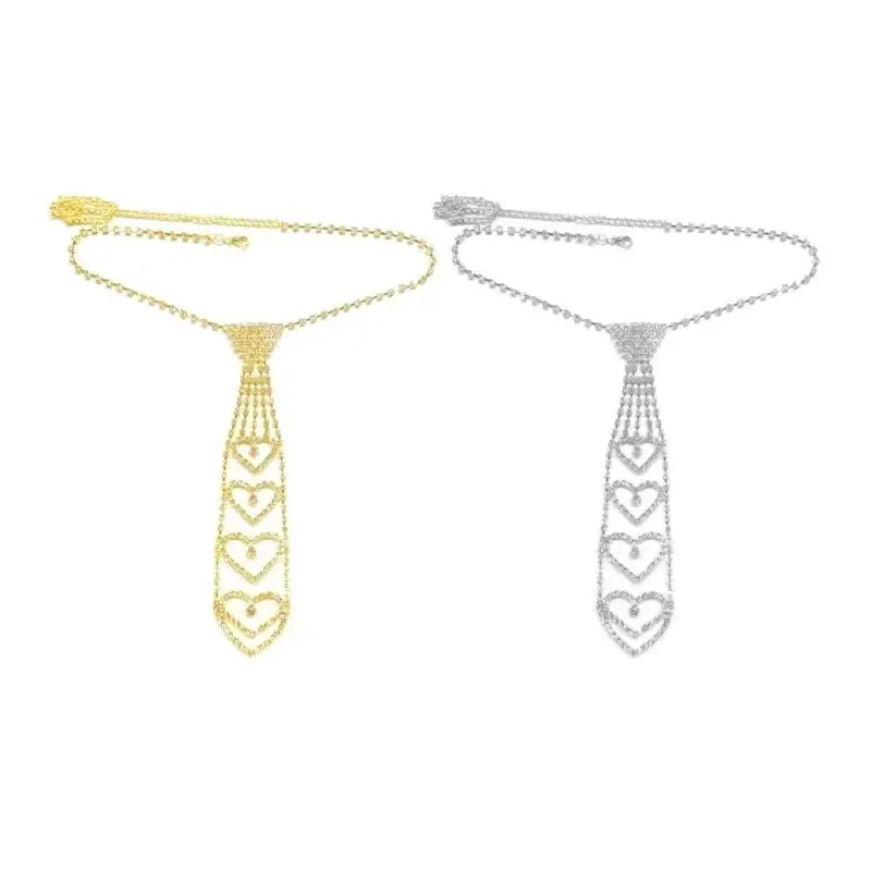 

39BD модный свадебный галстук с воротником-галстуком в готическом стиле, свадебный галстук для подружек невесты с кристаллами