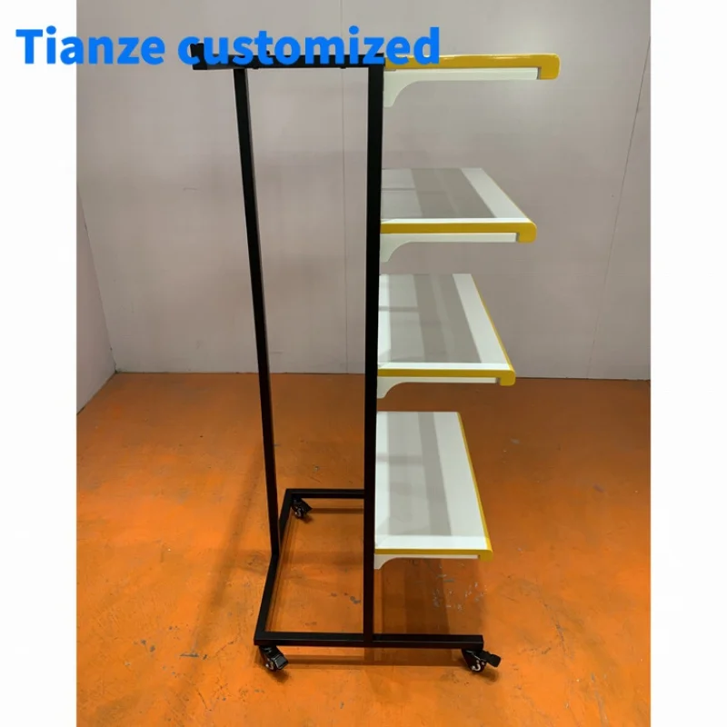 [Customized]Metal clothes shop retail display stand