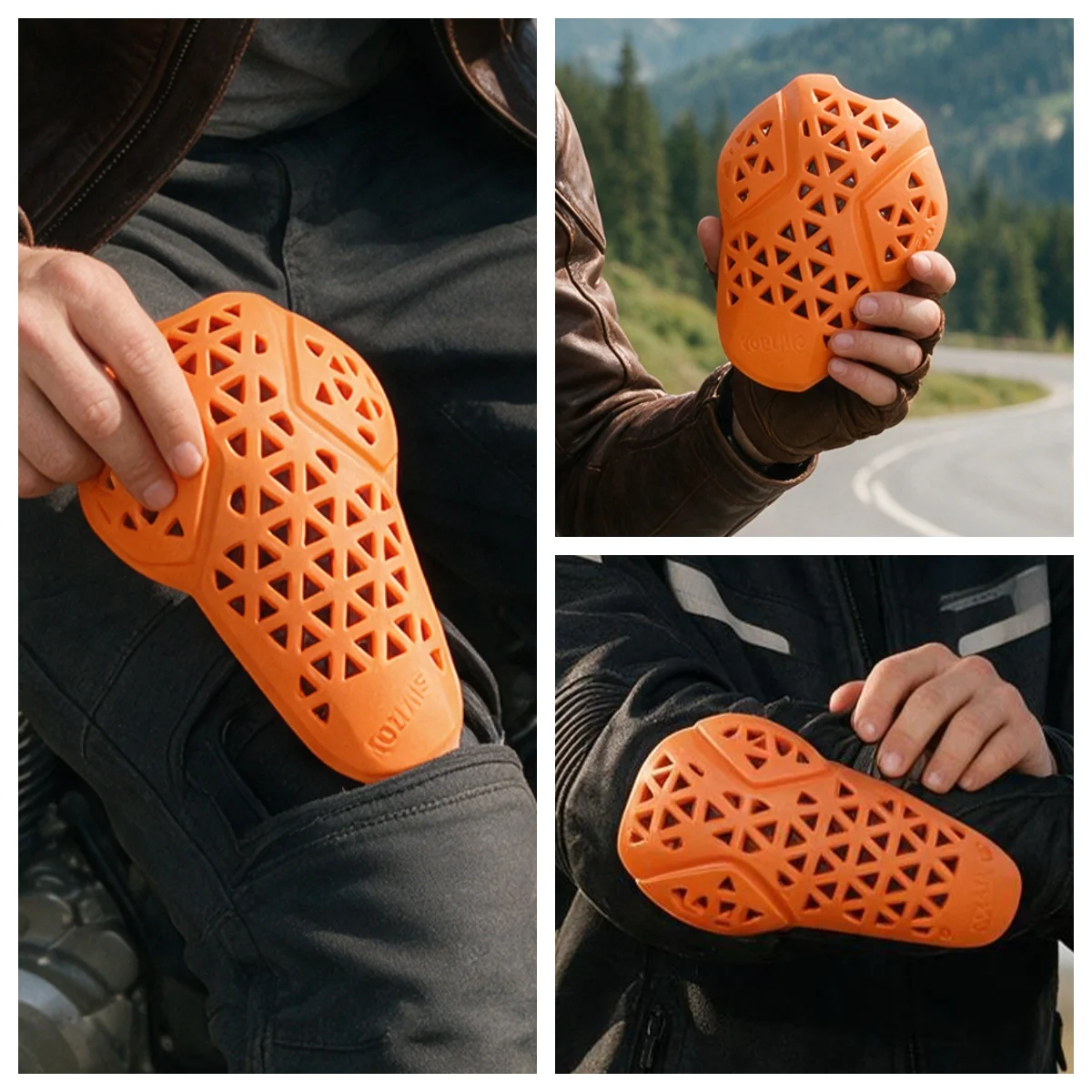 WOSAWE Motorcycle Armor Jacket Built-in Protective Gear Motorbike Clothing Inside Protection Elbow Back Shoulder Pads view 2