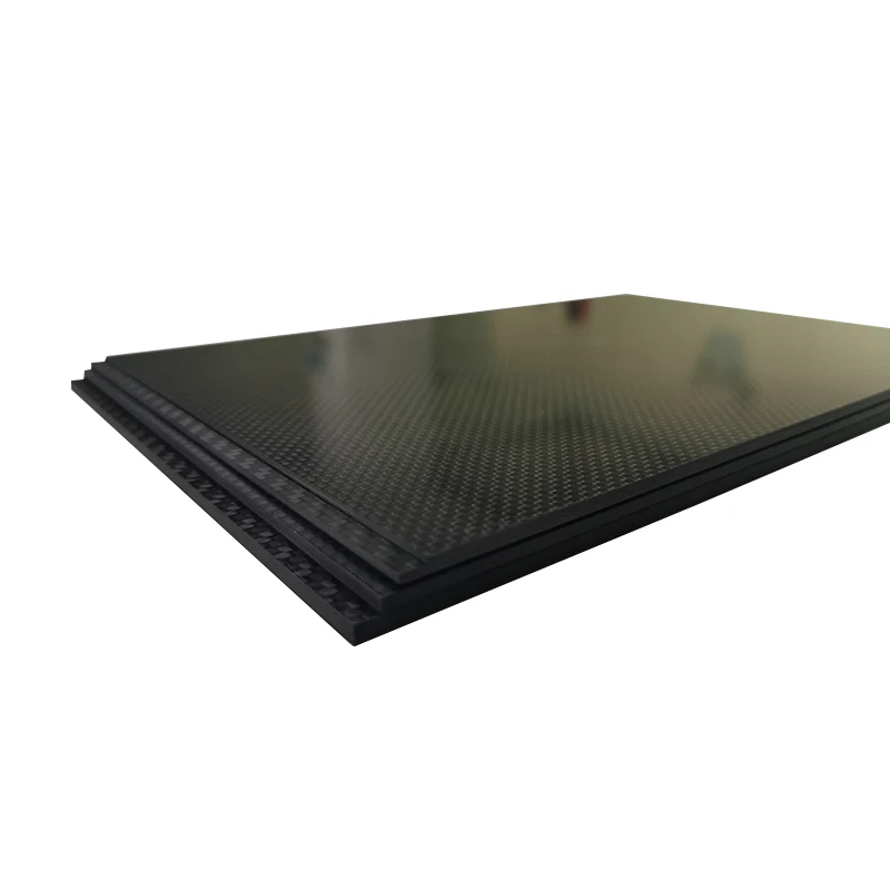 195x245mm 3K Real Carbon Fiber Plate Panel Sheets 0.25 0.5 1.0  1.5 2.0 2.5 3.0 4.0 5.0mm Composite Hardness Material Anti-UV