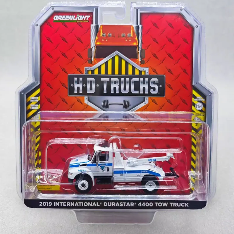 

Литой под давлением Greenlight, масштаб 1:64, 2019 Durastar 4400, буксирный грузовик, сплав, имитация модели автомобиля, статическая коллекция, украшенная праздничная игрушка