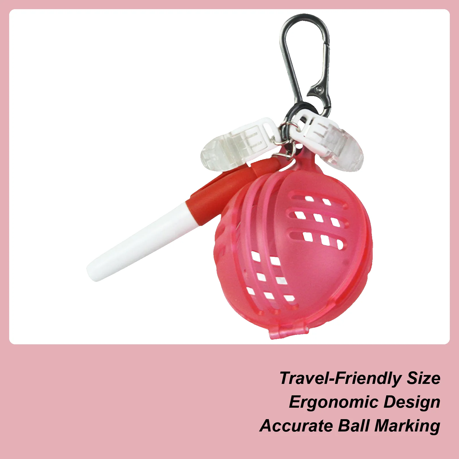 

Инструмент для маркера линии мяча для гольфа, 360-градусный магнитный портативный маркер для выравнивания мяча для тренировочного поля, спортивных игр на открытом воздухе