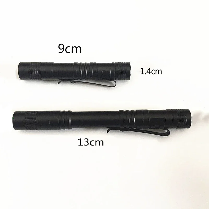 1 Model 2000LM Mini portable Small penholder Led Flashlight Night Walking lighting Car Maintenance work Torch Aluminum alloy