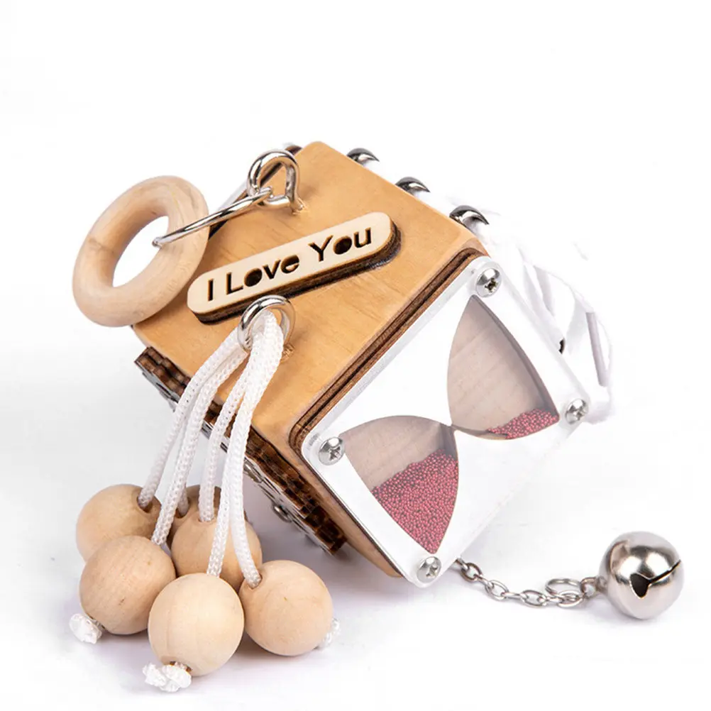 

Деревянный бизикуб: развивающая доска для дошкольников, стимулирующая развитие мозга и сенсорную активность, обучающий подарок, бизиборд