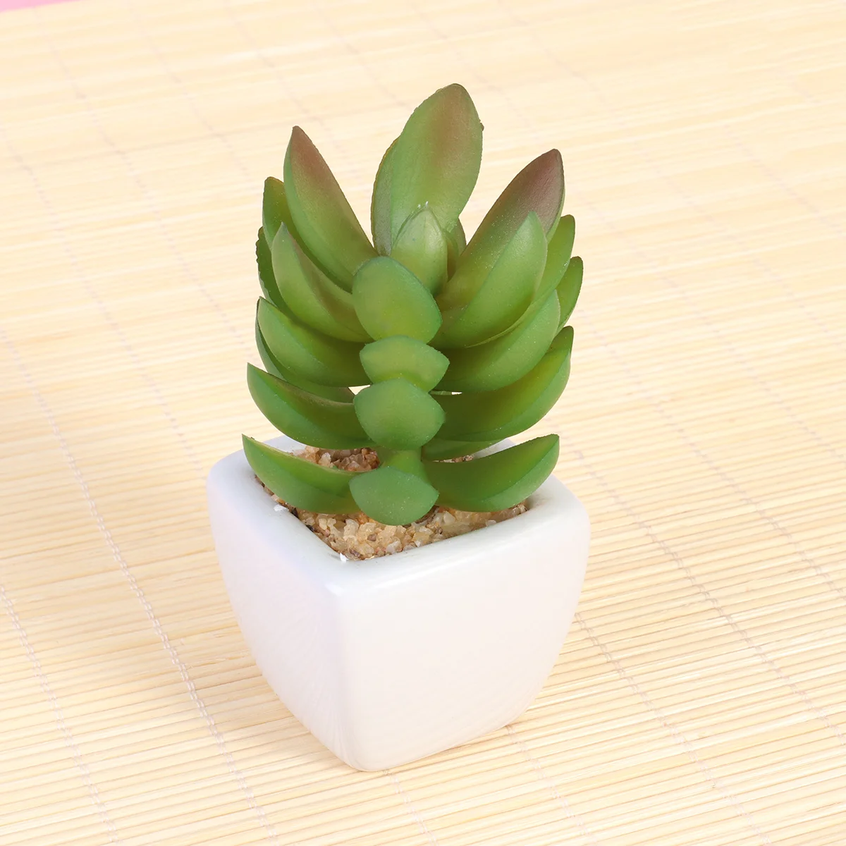 

4pcs Mini Artificial Succulent Plants Set Realistic Greenery For Desktop Shelf Office Home Balcony Coffee Table Simulation