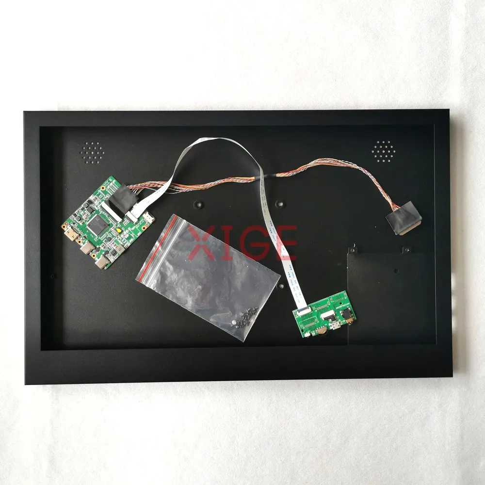 

For LTN133AT23-801 LTN133AT27-202 40-Pin LVDS TYPE-C Mini-HDMI 1366x768 Laptop Panel USBC 3.0 13.3" Metal Case+Control Board Kit