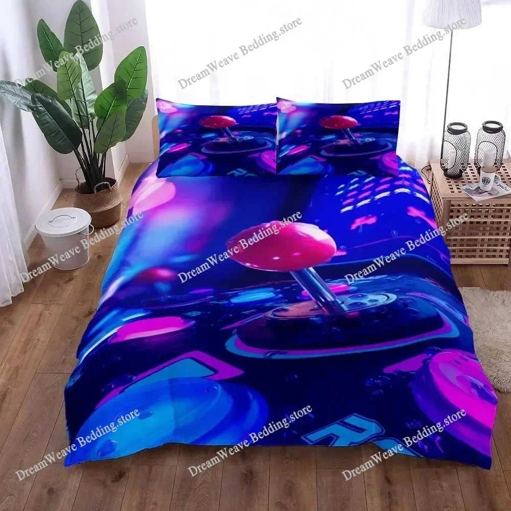 3D Print Gaming Zone Art Duvet Cover Set King Queen Double Full Twin Single Size Bed Polyester Bedding Set Luxury Gift