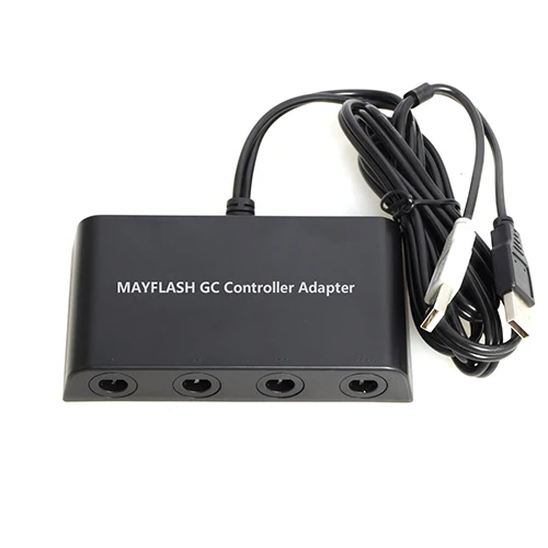 Mayflash Quad Interface NGC Handle to Wii U/Switch NS/PC Converter Smash Bros. Dolphin