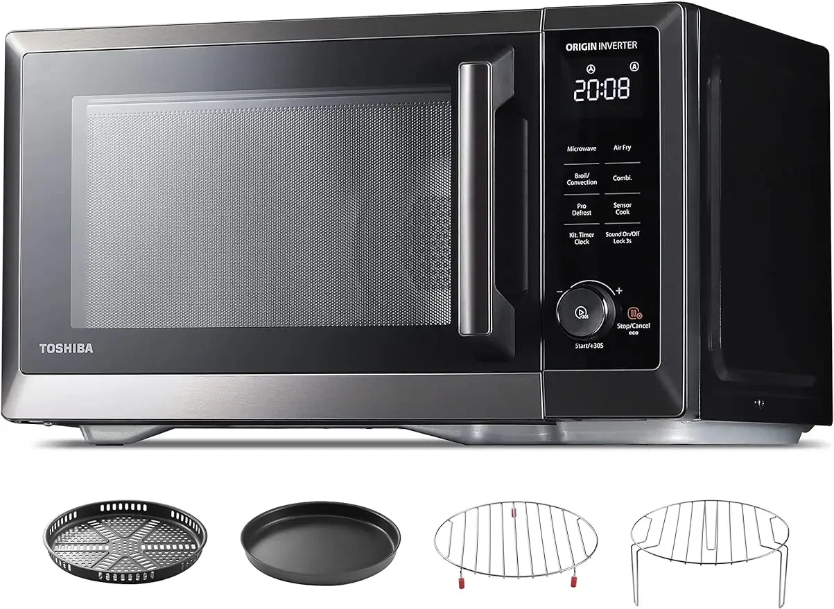 TOSHIBA-Countertop Microwave Oven Air Fryer Combo, Inverter, Convection, Broil, Speedy  7-in-1