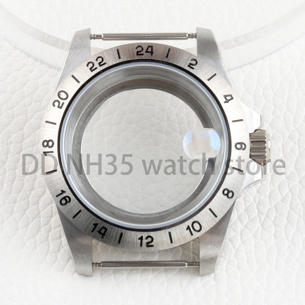 39mm NH35 Watch Case Solid 316L Stainless Steel Sapphire Glass Case for Explorer NH34 NH35 NH36 NH38 Movement 28.5mm Dial Parts