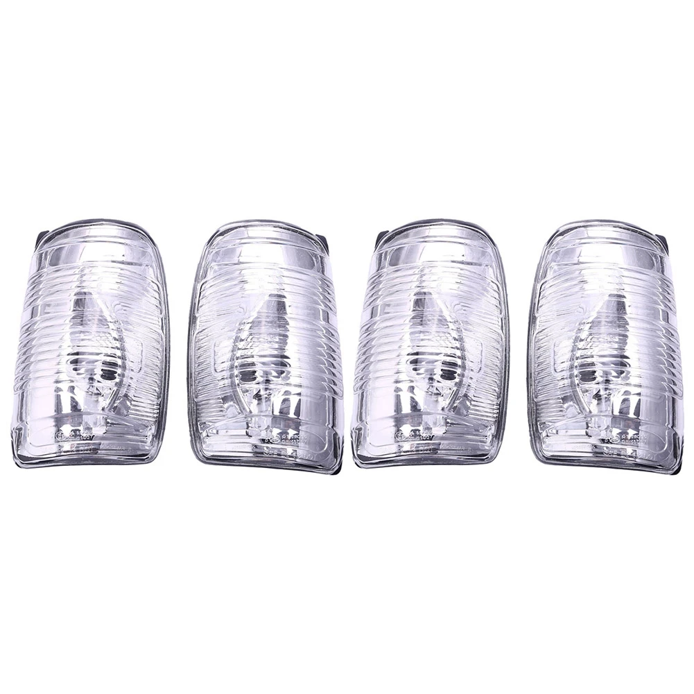

HRBAJ-2Pair Right And Left Side Door Wing Mirror Clear Indicator Lens For Ford Transit Mk8 2014-Onwards