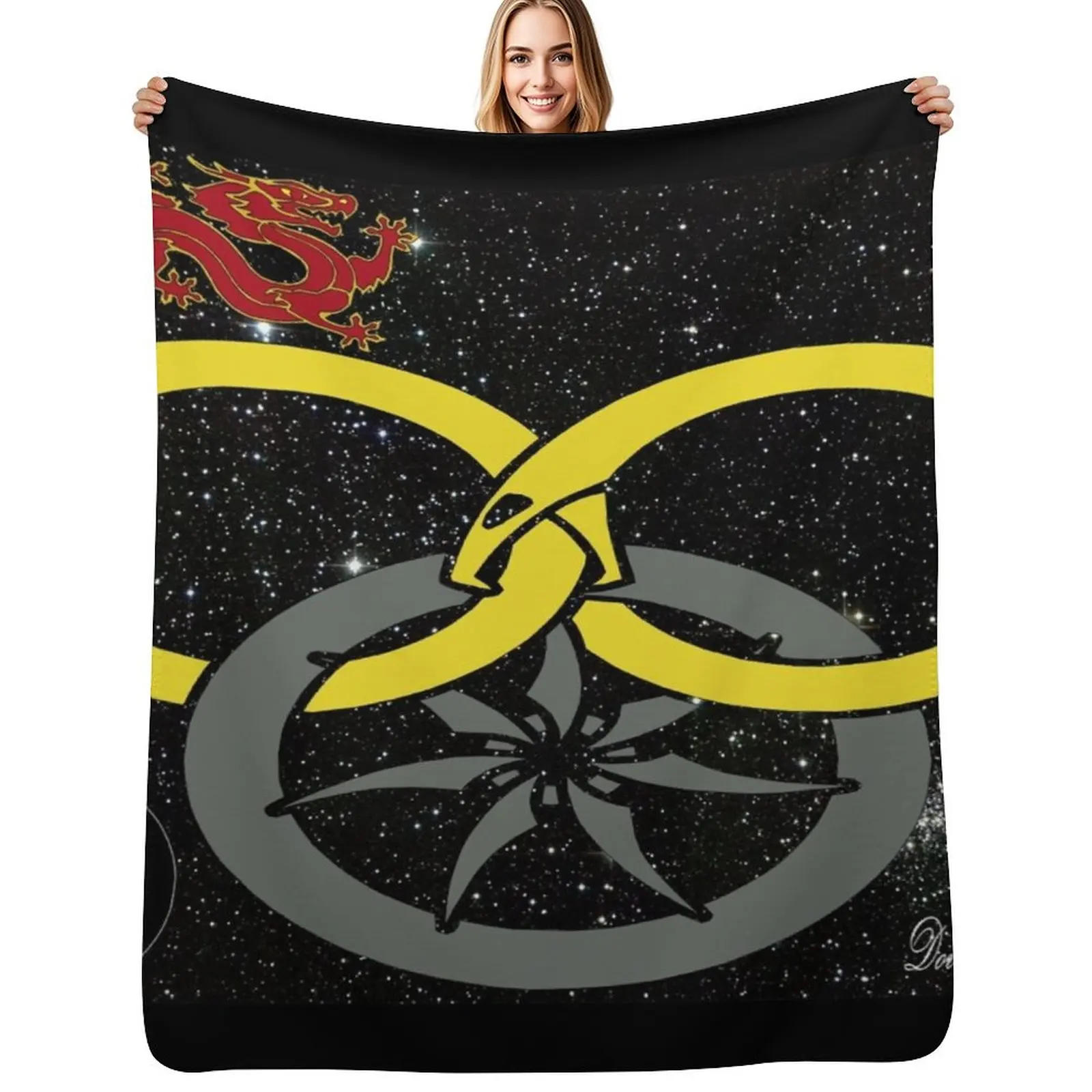 

Wheel of Time - Tel'aran'rhiod and symbols Throw Blanket anime Blankets For Baby Tourist decorative Blankets