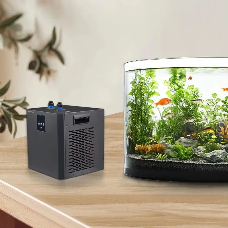 1/3hp Water Chiller For Bath Aquarium 300-500L Fish Tank Refrigerator Air Conditioner Pump For Fish Aquarium Water Cooled