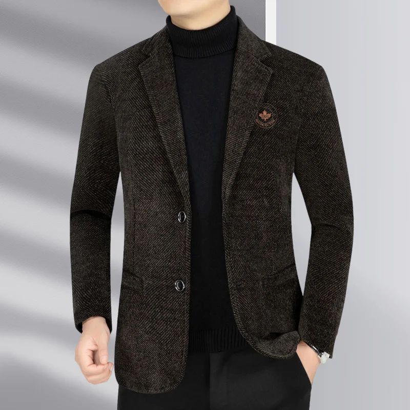 

2026 new high-quality men's suit jacket, sheneyron business casual slim-fit fashionable men's suit top, suitable for daily wear