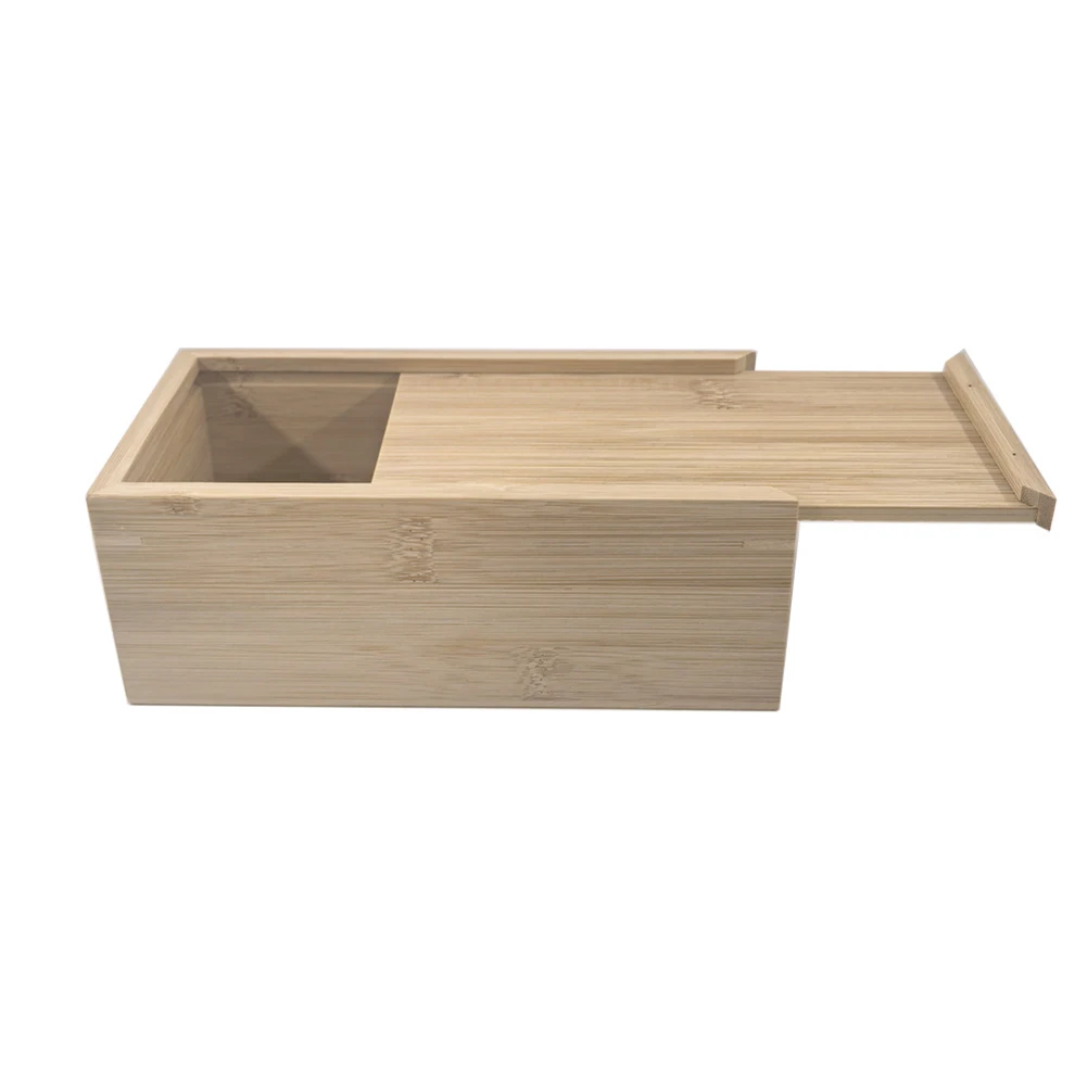 Wooden Storage Box Pull-out Box Storage Box With Cover Sliding Box Cosmetics Sundries Storage Box Wood Jewelry Organizer Case