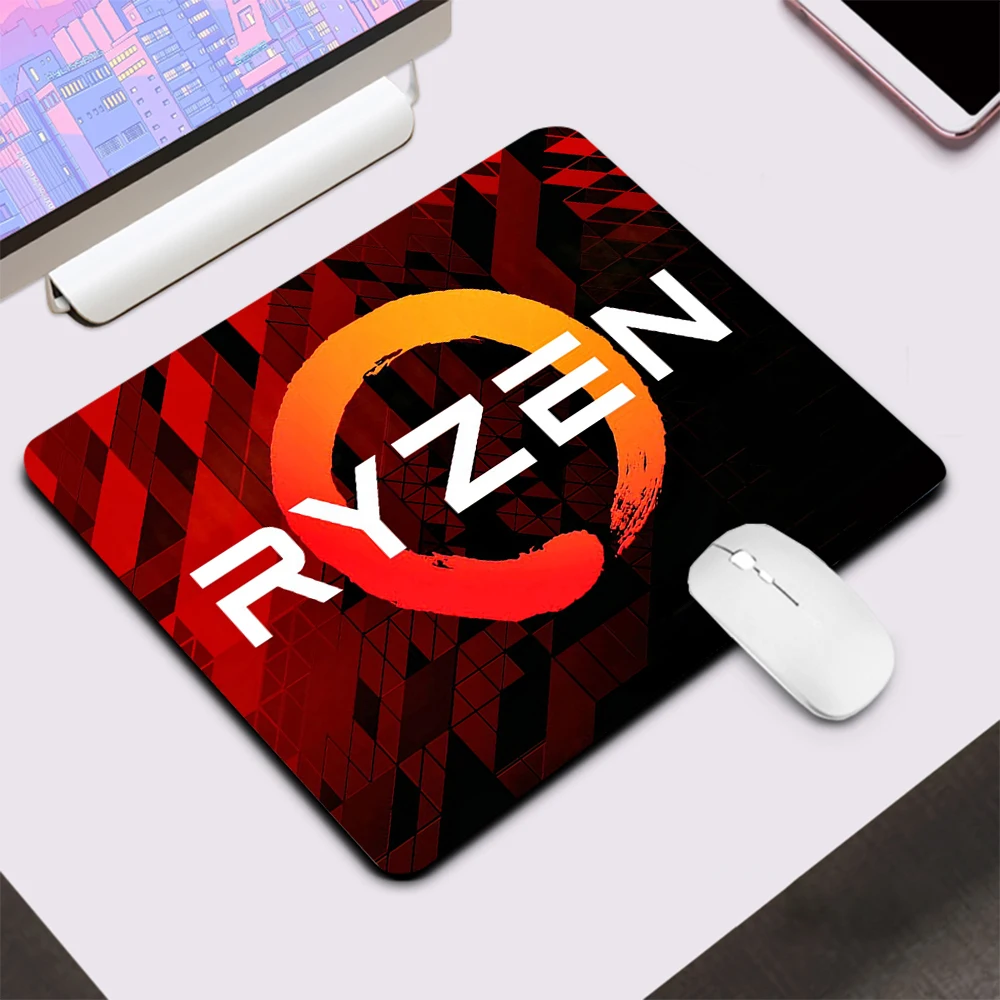 RYZEN Small Gaming Mouse Pad Computer Office Mousepad Keyboard Pad Desk Mat PC Gamer Mouse Mat Silicone Carpet Laptop Mausepad