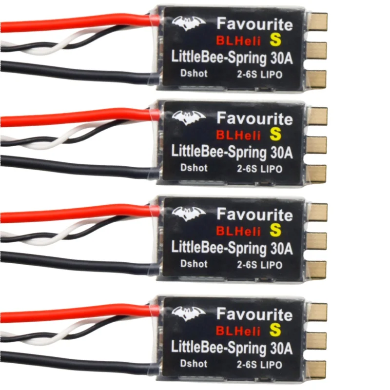 FVT LITTLEBEE Little Bee BLHeli-s SPRING 20A / 30A Bürstenloser ESC 2-6S Unterstützt Mulitshot DSHOT Oneshot42 OneShot125 Multicopter – Detail 8