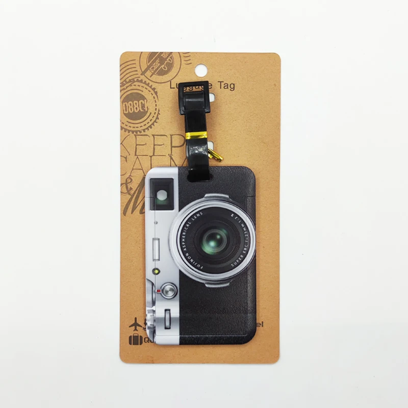 Tape Camera Bagagelabel Mannen Reisbagagelabel Jongens Koffer ID Adreshouder Bagage Boarding Draagbare koffer Ticket