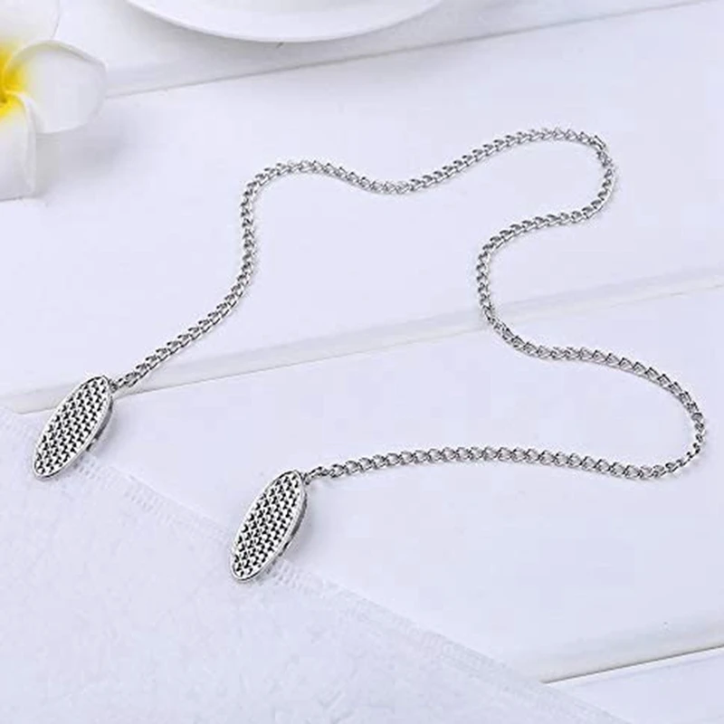 Napkin Chain Napkin Holder Napkin Clips Chain Flexible Lanyard Neck Strap For Seniors Older Adults Children