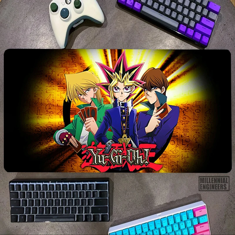 Yu-Gi-Oh! Cartoon Mouse Pad Premium Mousepad Gaming Mats Desk Mat Big Mousepepad Keyboard Office Accessories Gamer Extended Xxl