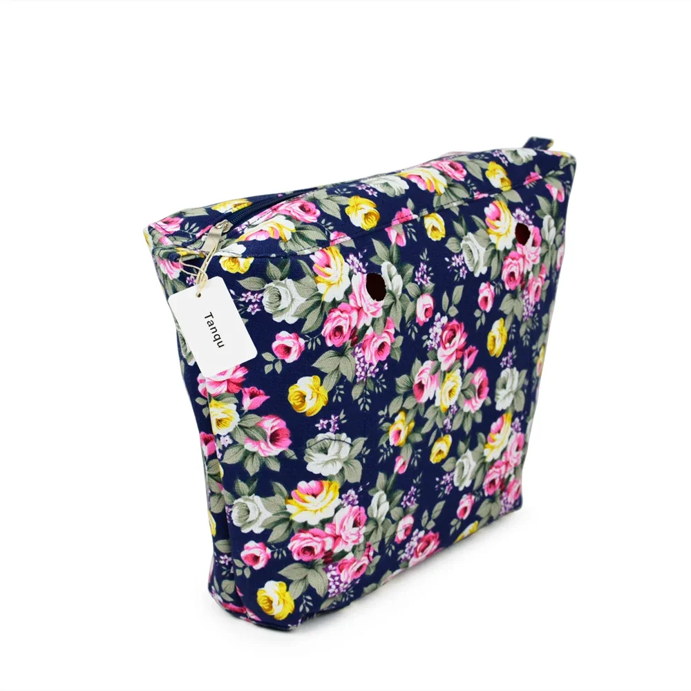 TANQU New Colorful Waterproof Inner Lining Insert Zipper Pocket for Classic Mini Obag Canvas  Inner Pocket for O Bag