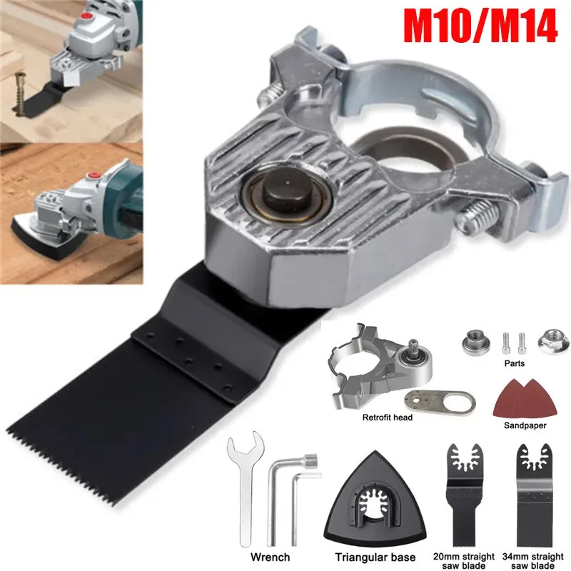 1set Angle Grinder Universal Conversion Head M10/M14 Suitable for 100 Type Angle Grinder Cutting…