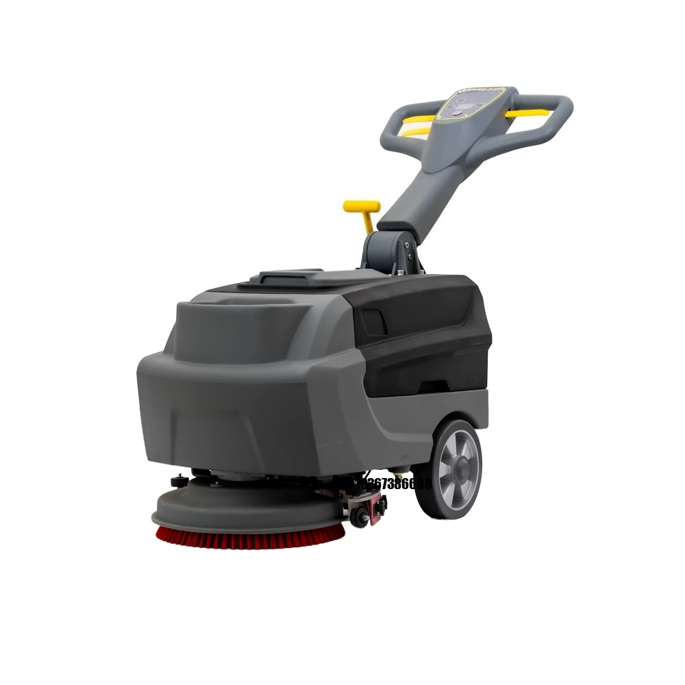 Mini Hand-push Floor Scrubber Cleaning Industrial Walk Heavy Duty Vacuum Cleaner Behind Floor Scrubber Carpet Extractor Machine
