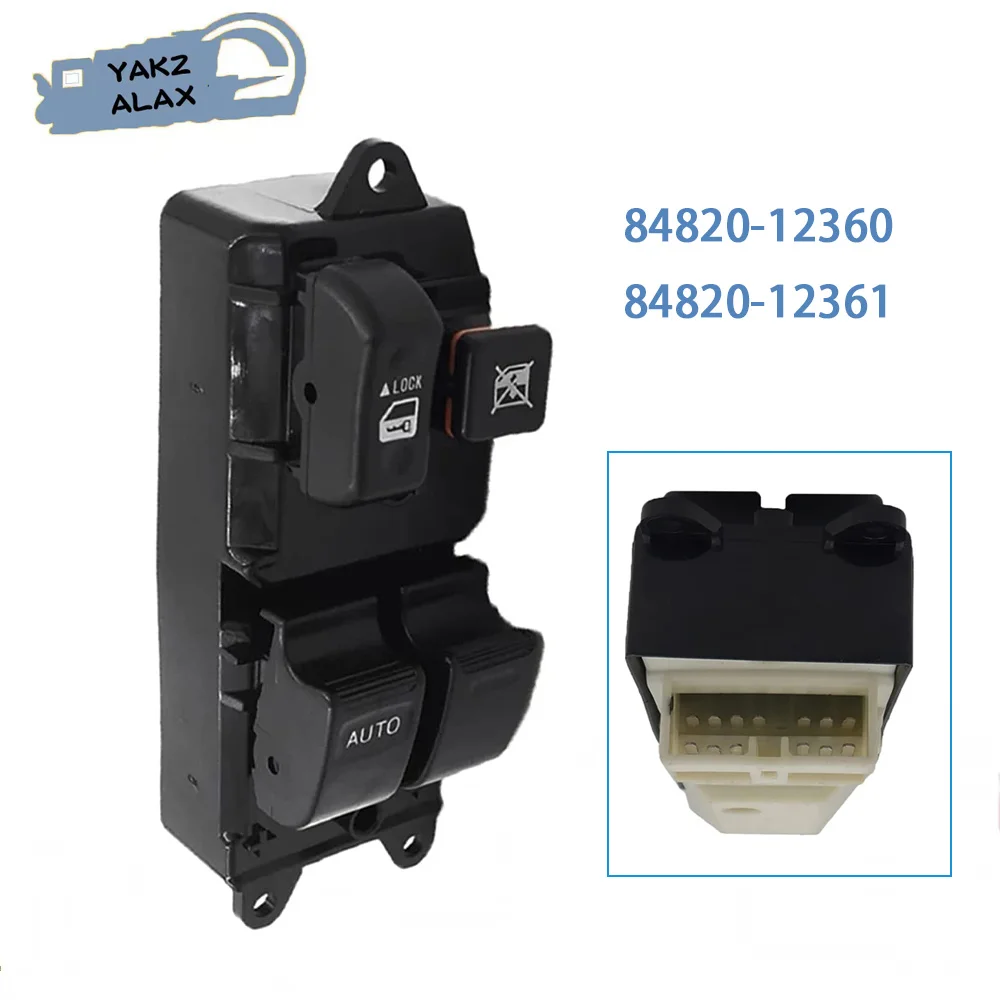 Front Left Electric Power Window Control Switch 84820-12360 for Toyota Corolla E11 1997 1998 1999 2000 2001 84820-12361