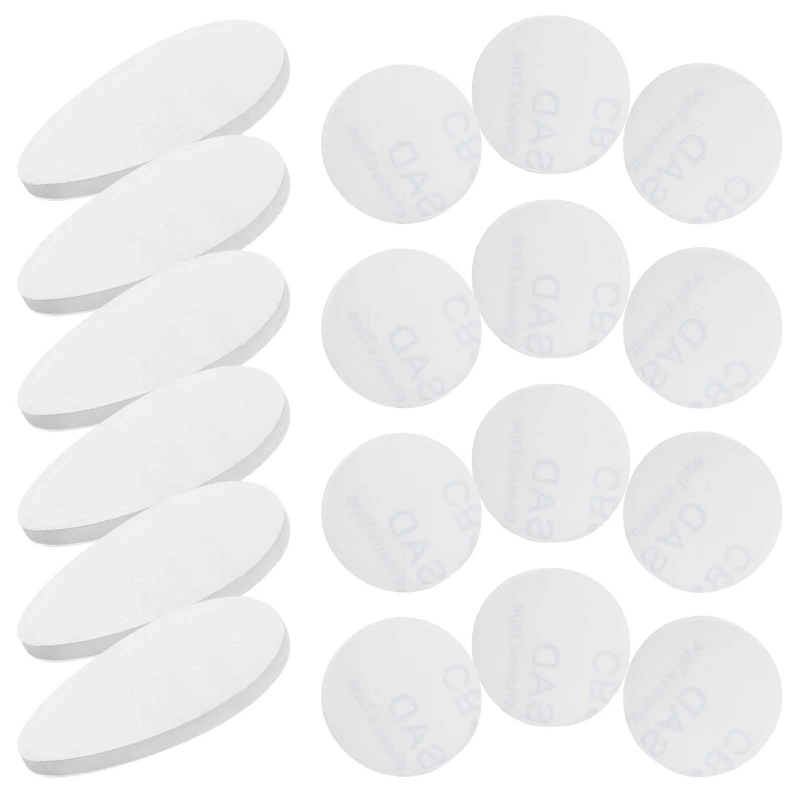 50 szt. Przezroczystych podkładek antypoślizgowych, okrągłe, przezroczyste nakładki na meble do szklanych stołów, krzeseł i szafek, zapobiegające przesuwaniu się mebli.