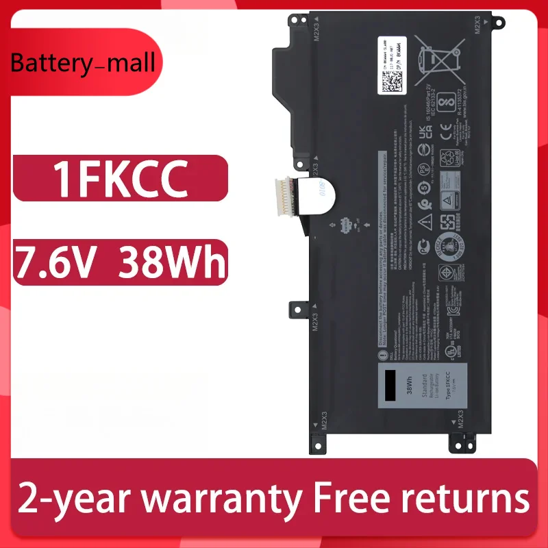 

1 аккумулятор для ноутбука Dell Latitude 7200 7210 2-в-1, 38 Втч