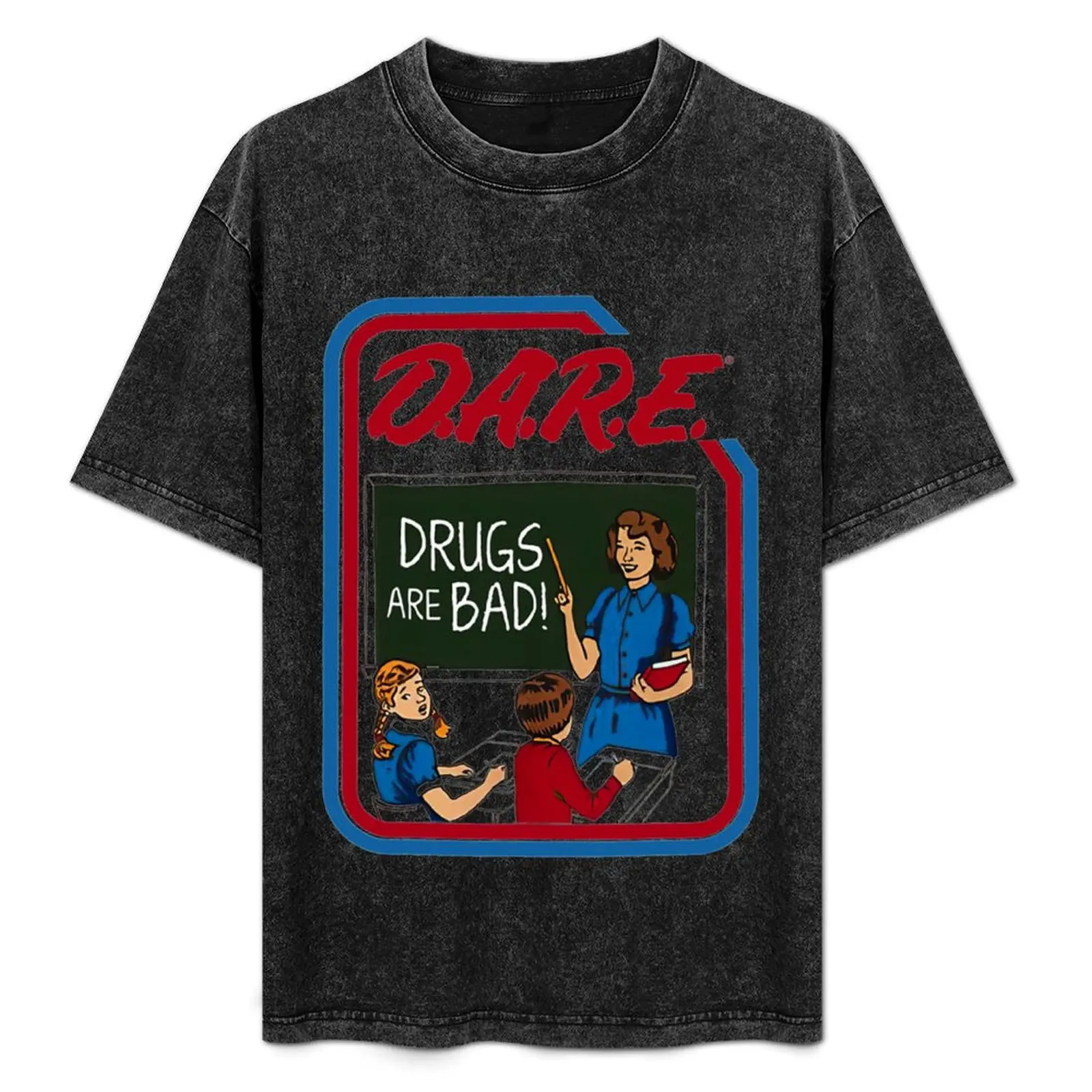 

Dare Drugs Are Bad T-Shirt anime tshirt Short sleeve tee summer tops t shirt men