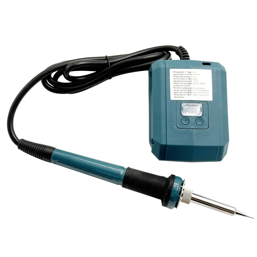 For Makita 20V Battery 60W Electric Soldering Iron Wireless Welding Power Tool 300-500℃ Temperature Adjustable Fast Heating image 3