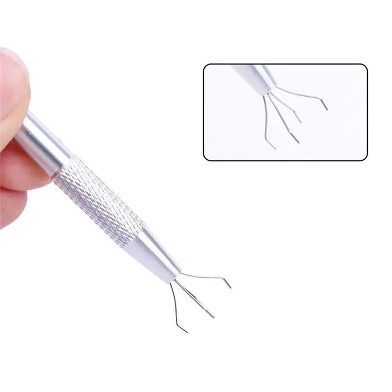 ABXF-4 Jaw Pick Up Tool 4 Jaw Gripper For IC Chip Electronic Component Nail Screw Clamping Hand Tool
