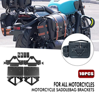 Motorcycle SaddleBag Brackets Kit For Harley Davidson Softail Bad Boy FXSTSB Blackline FXS Breakout FXSB Cross Bones FLSTSB