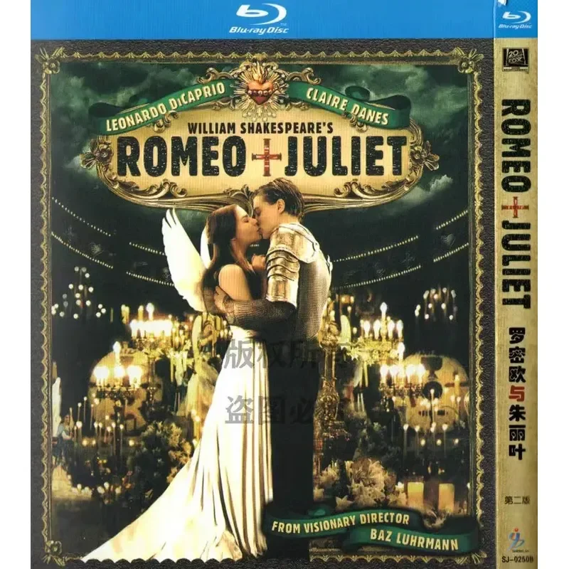 BD Blu-ray Romeo and Juliet American 1996 Film High Definition 1 Disc