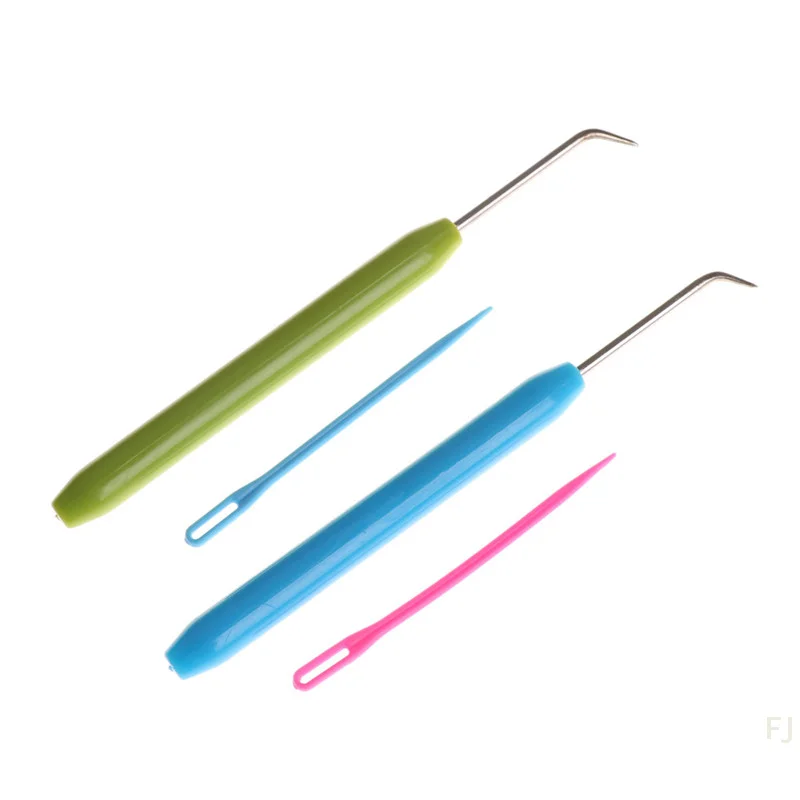 

[YU]4pcs Needle and Hook Crochet Hook Set For Knifty Knitter & Knitting Loom Hook
