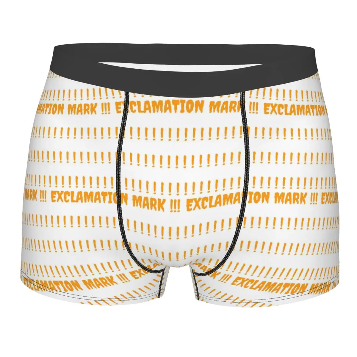 Boxer Underpants Shorts Exclamation Mark Alert The World For Upcoming Future Panties Men Soft Underwear for Homme Man Gifts