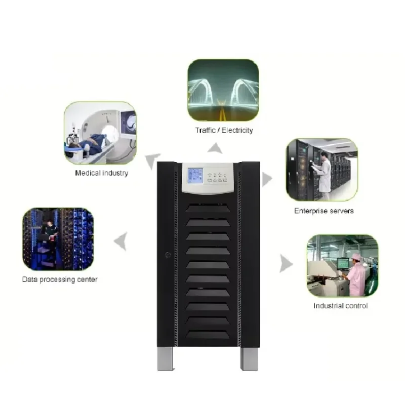 208/220/230Vac Pure Sine Wave Line Interactive 6Kva Online UPS