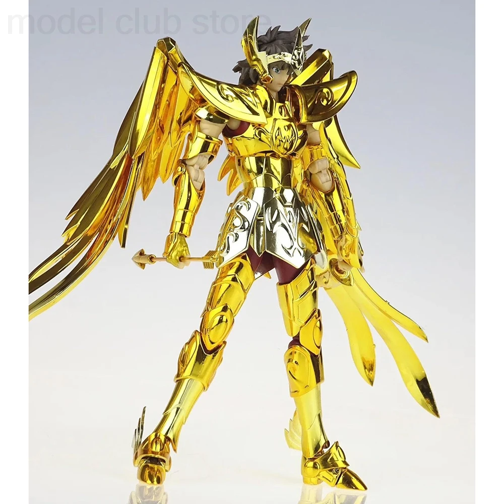 In stock CS Model Saint Seiya Myth Cloth EX Sagittarius Aiolos Knights of the Zodiac Anime 24K Metal Armor Action Figure Toys