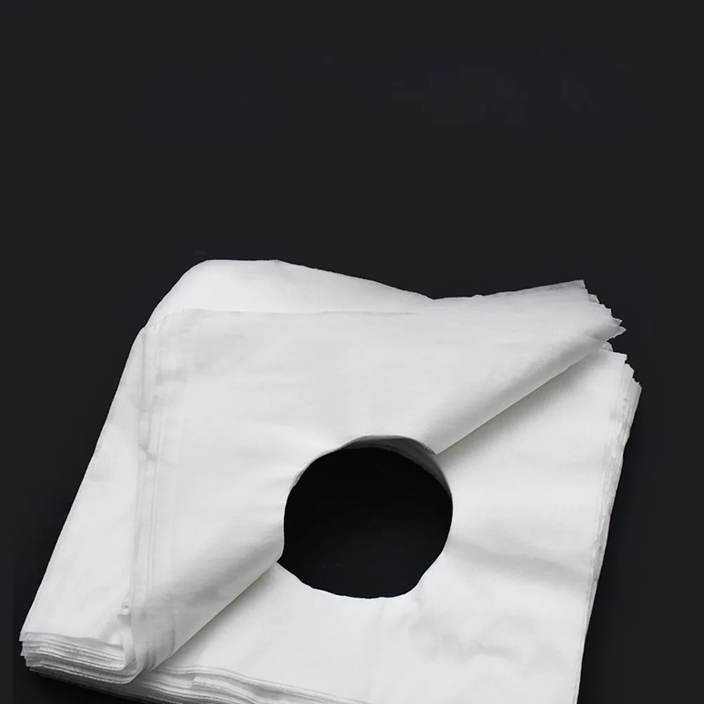 

200 шт., массажный коврик для полотенец с отверстиями, одноразовые чехлы для лица для салона, нетканые массажные чехлы для кровати, эргономичные, удобные для использования