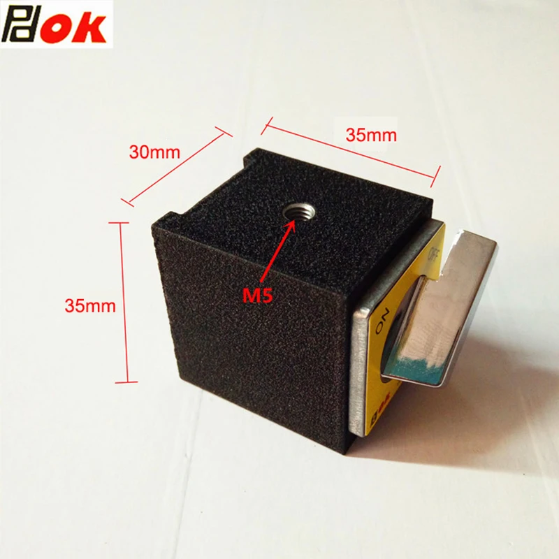 17kgf 80Kgf 100kgf Metal Switch Magnetic Table Base Magnetic Base Dial Indicator Stand Base Magnet Holder Wire Cutting