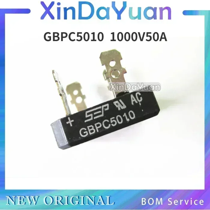 

5 pcs GBPC5010 1000V50A Bridge Rectifier