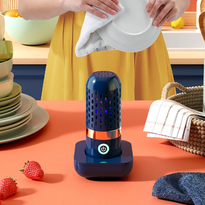 Household Portable Fruit and Vegetable Cleaning Machine Wireless Capsule Ultrasonic Vegetable and Fruit Cleaning Machine Tablewa