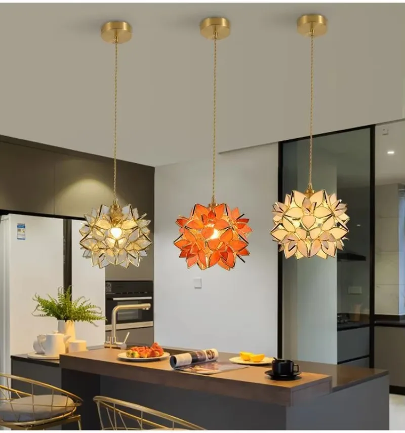 

Small modern glass adjustable height suspension for home office kitchen hotel room