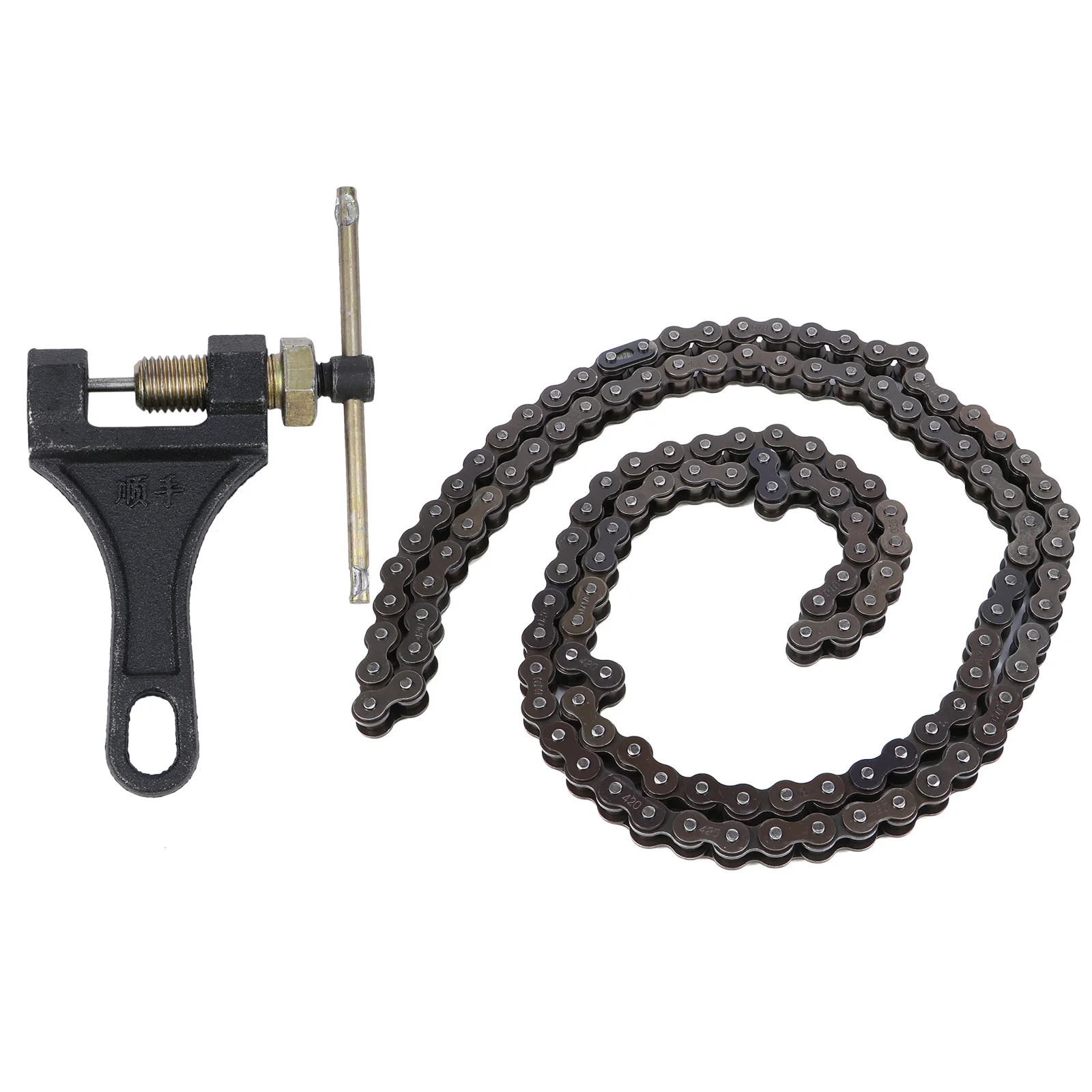 

1Set Motorcycle Chain 132-Link Smooth Surface Off-Road Motorbike Chain Breaker Replacement Atv Dirt Bike Parts